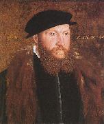 John Bettes the Elder Portrait of an Unknown Man in a Black Cap France oil painting artist